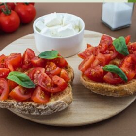 Friselle al pomodoro e burrata